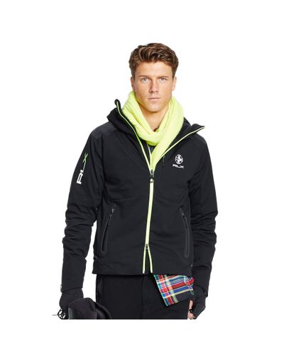 Ralph Lauren Softshell Ski Jacket in Black for Men - Lyst