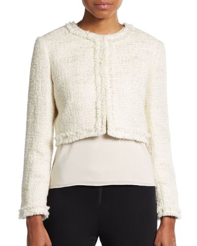 cream cropped jacket