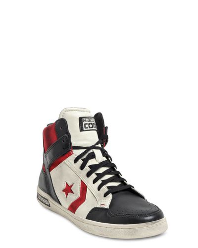 Converse Weapon Leather High Top Sneakers in White for Men | Lyst ارز بخاري