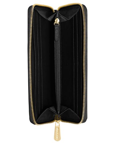 michael kors black continental wallet