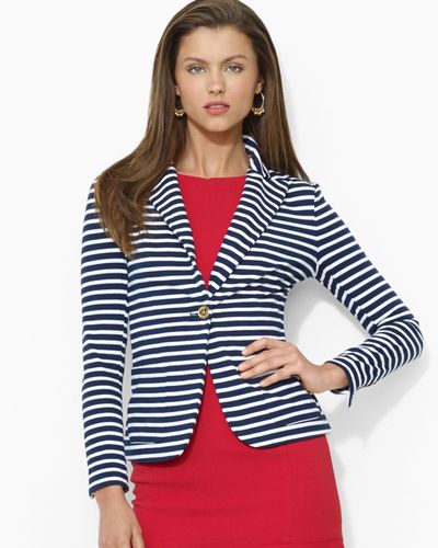 ralph lauren striped jacket