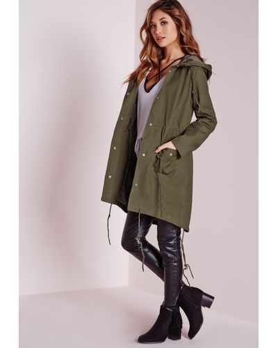 lightweight khaki parka womens