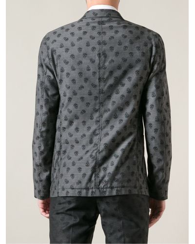 alexander mcqueen skull blazer