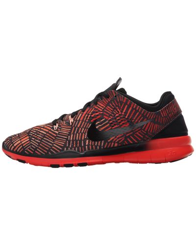 Nike Free 5.0 Tr Fit 5 Prt in Red | Lyst
