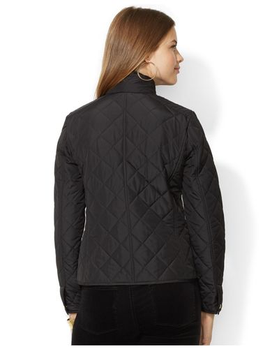 black quilted jacket plus size
