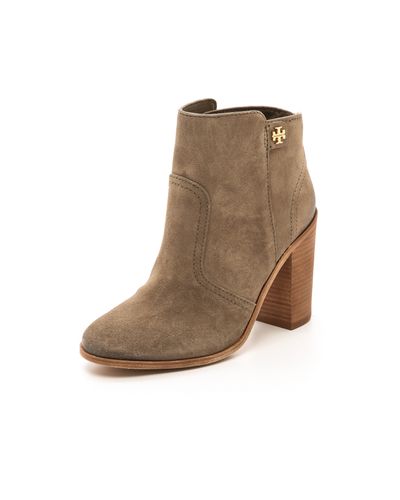 tory burch suede booties