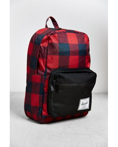 herschel plaid backpack