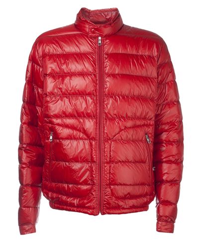 Moncler Puffer Jacket in Red for Men | Lyst