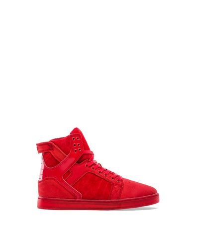 Supra Skytop Lx in Red for Men | Lyst