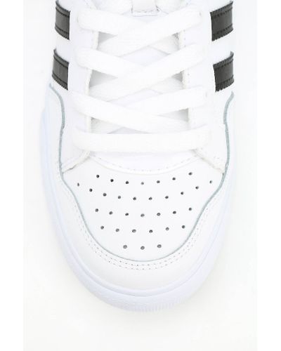 adidas Originals Extaball Leather Hightop Sneaker in White - Lyst