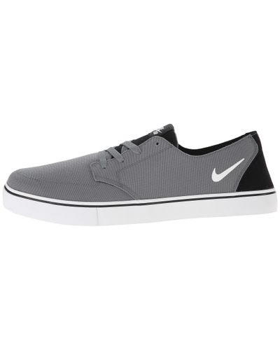 Nike Braata Lr Canvas in Cool Grey/Black/White (Gray) for Men - Lyst