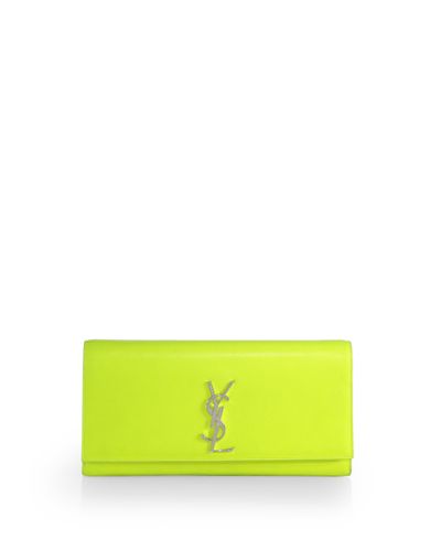 yellow neon clutch