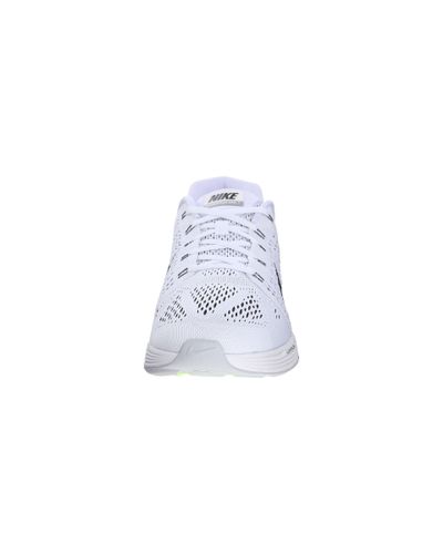 Nike Lunarglide 7 in White/Black/Anthracite/Cool Grey (White) for Men - Lyst