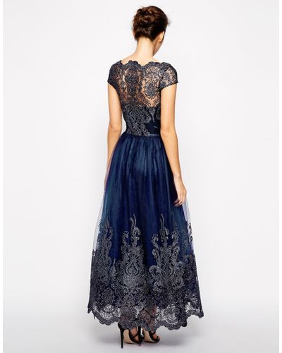 chi chi london metallic lace dress