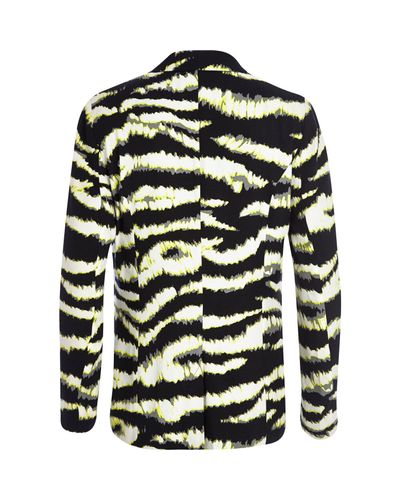 river island zebra blazer