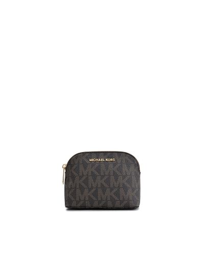 Michael Kors Signature Cosmetics Cindy Travel Pouch 18k in Gray | Lyst
