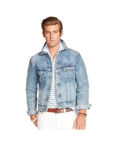 polo jean jacket mens