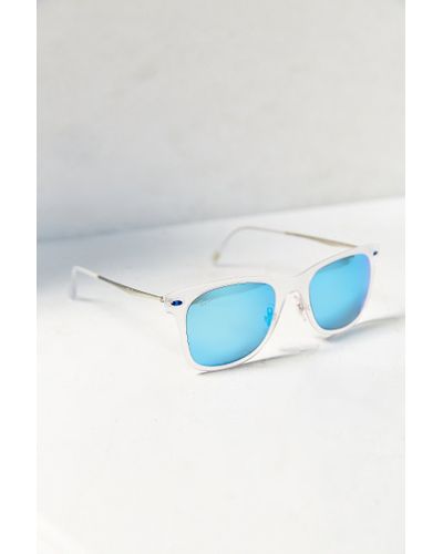 transparent frame wayfarer