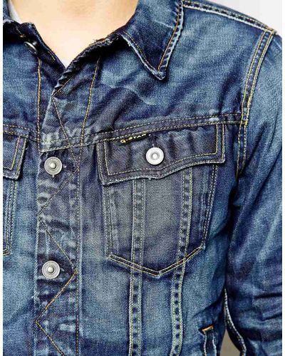 G-Star RAW G Star Denim Jacket Slim Tailor 3D Vintage Medium Aged in Blue  for Men - Lyst