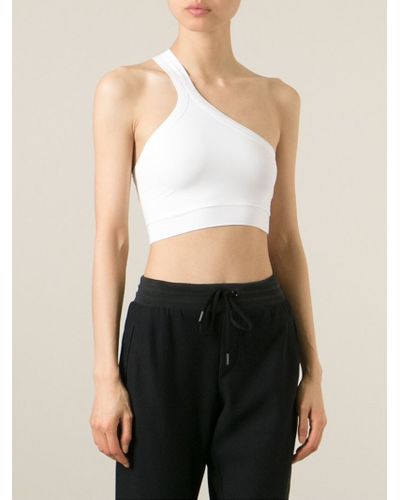 helmut lang crop moletom com capuz