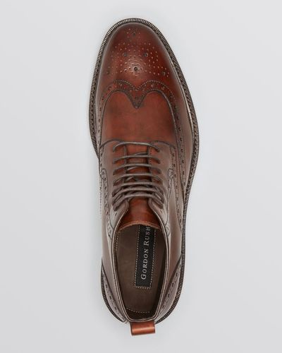 gordon rush wingtip boots