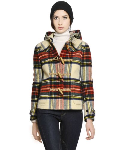 tartan duffle coat ladies