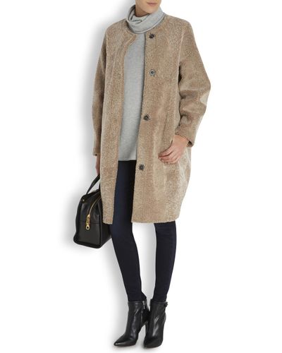 dom goor reversible shearling coat