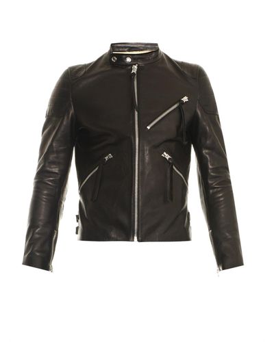acne oliver leather jacket