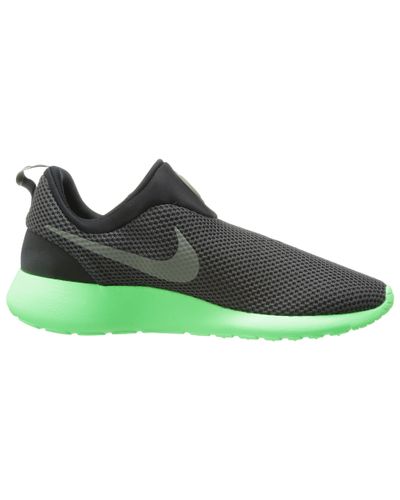 Nike Roshe Run Slip On in Black for Men | Lyst