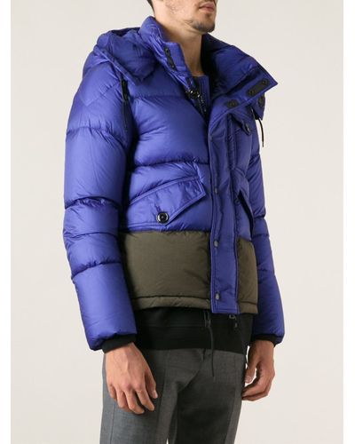 Moncler 'Chamonix' Padded Jacket in Blue for Men - Lyst