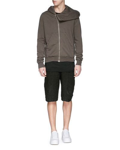 mountain moletom com capuz rick owens
