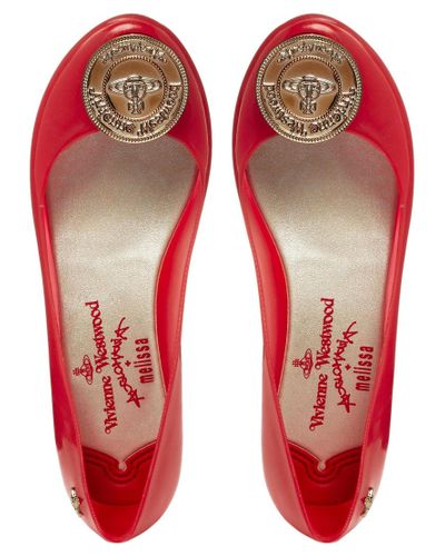 vivienne westwood melissa shoes red