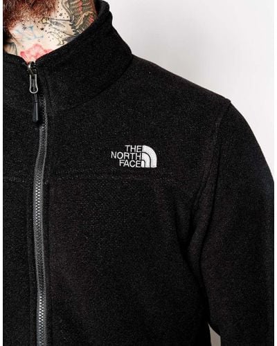 mens black north face fleece