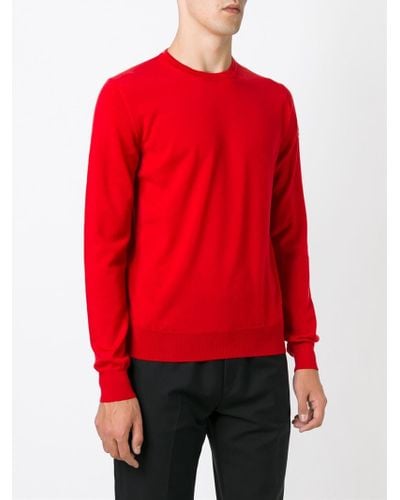 moncler sweatshirt red