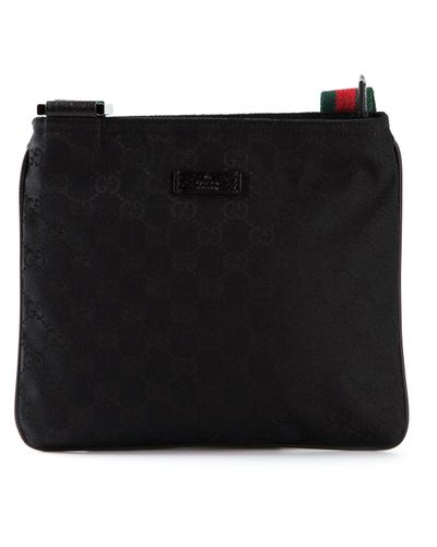 gucci black monogram crossbody