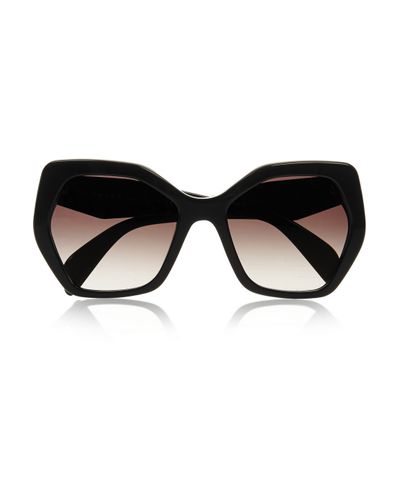 prada heritage angled butterfly sunglasses