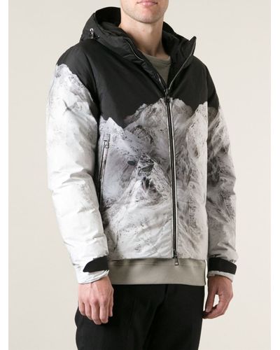 mountain print jacket