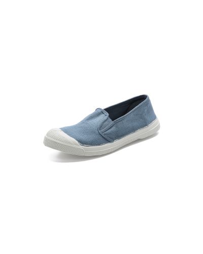 Bensimon Canvas Tennis Tommy Slip On Sneakers - Navy in Blue Grey (Blue) -  Lyst