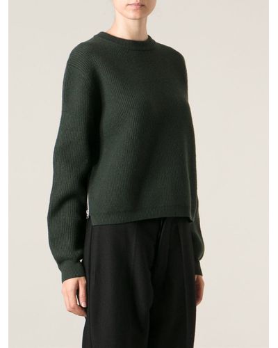 Acne Studios Misty Boiled Sweater in Green - Lyst