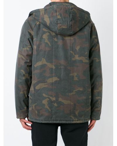 Yeezy Cotton Quilted Camo Jacket in 