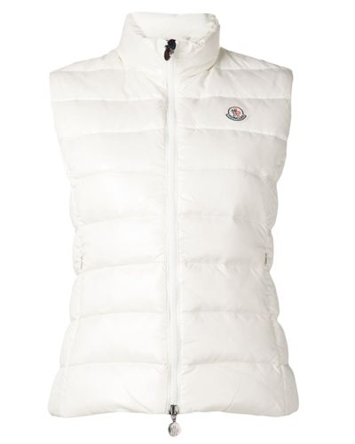 moncler vest white
