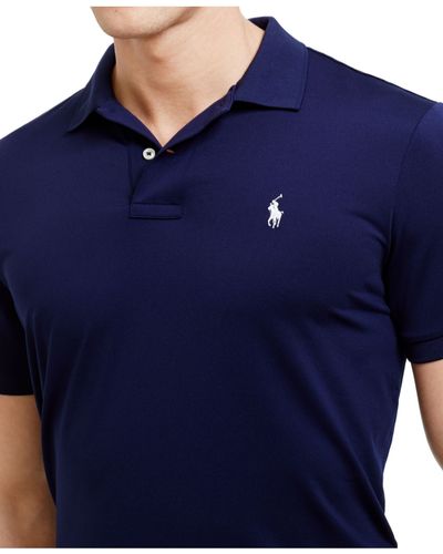 Polo Ralph Lauren Performance Polo Shirt in French Navy (Blue) for 