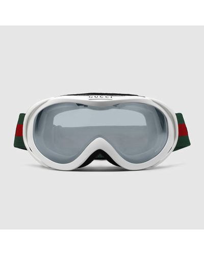 Gucci White Ski Goggles for Men - Lyst