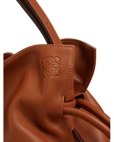 Loewe Flamenco Knot Leather Bag in Tan (Brown) | Lyst Canada