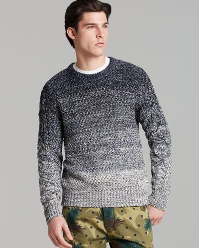 Mens ombre sweater Clearance