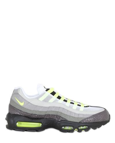 nike air max 95 grey and green