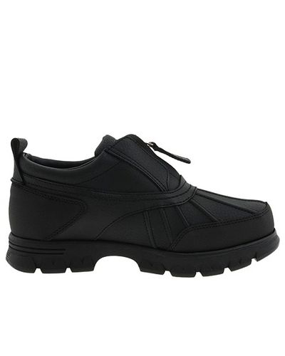 polo kewzip leather boot