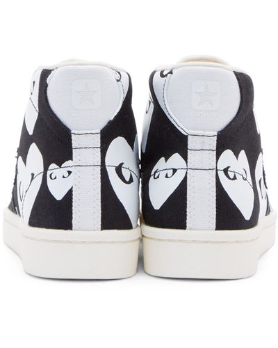 heart print converse