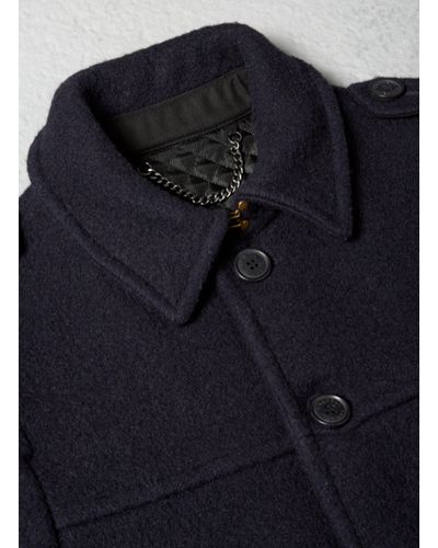 navy donkey jacket