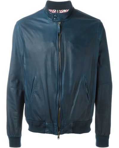 jacob cohen leather jacket